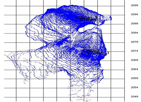 吉林X矿业集团深部大型空区扫描项目